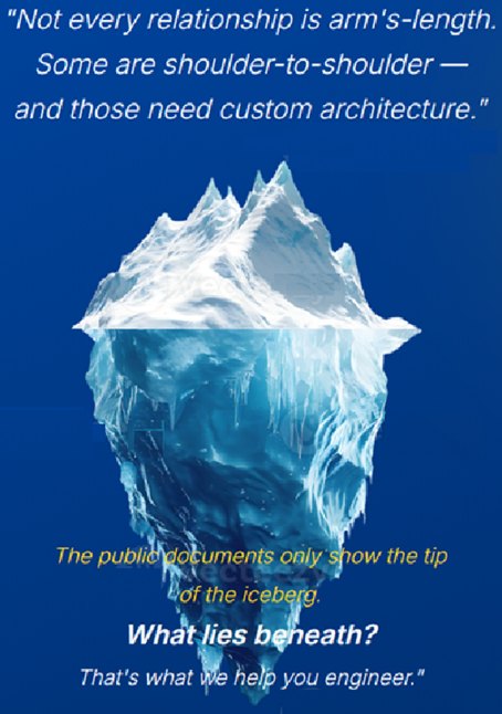 What lies beneath - the iceberg metaphor