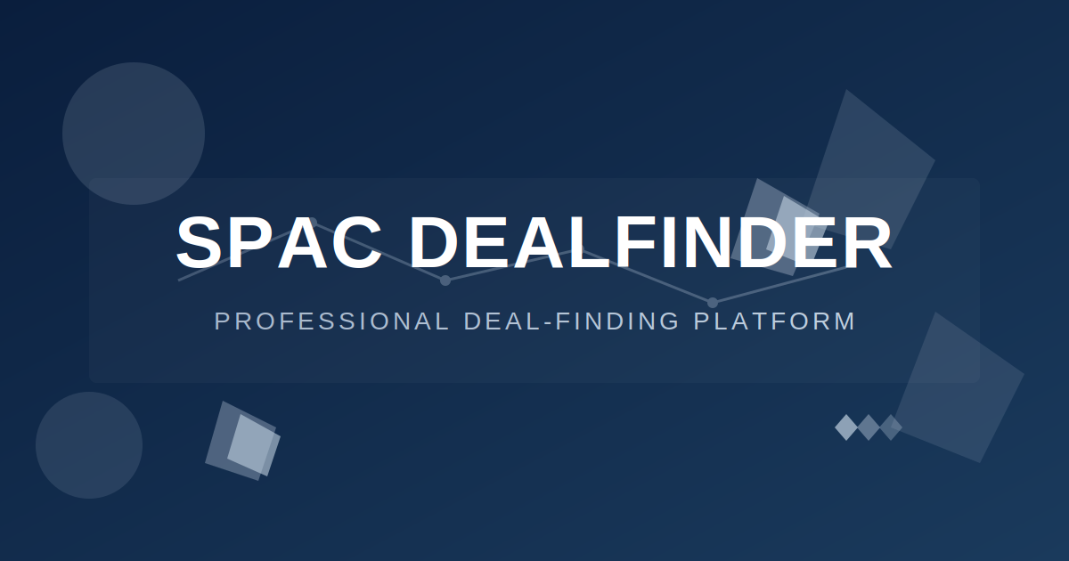 SPAC Dealfinder - Professional SPAC Deal-Finding Platform